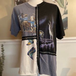 Furst Of A Kind 80's Vintage Abstract Shirt SZ M